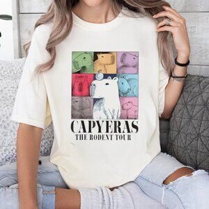 Capyeras Shirt, The Rodent Tour Shirt, Funny Capybara Shirt, Capybara Lover Shir